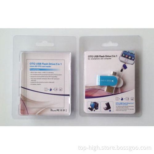 2014 new product 2-in-1 OTG card reader microSD